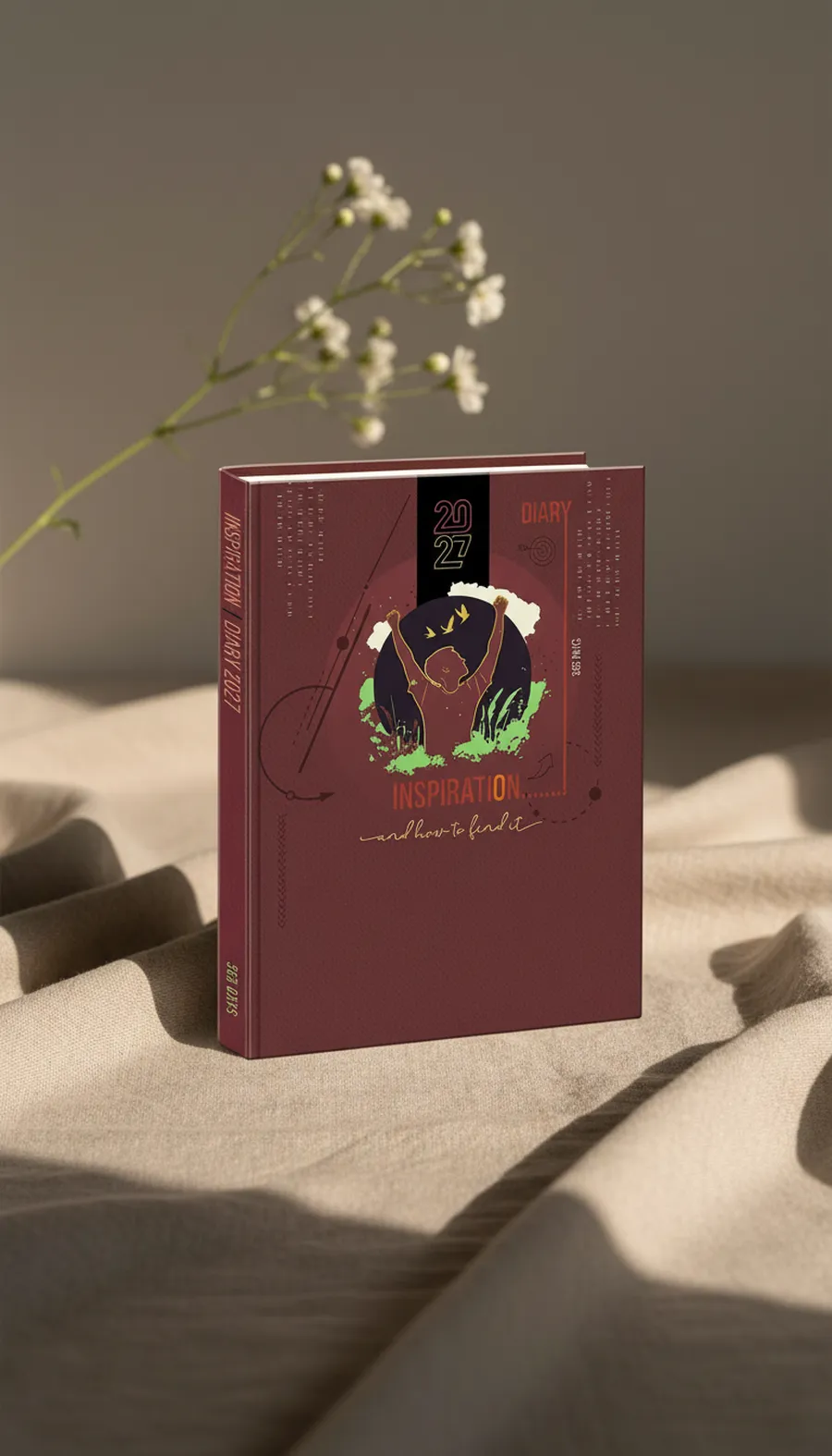Inspiration hard-bound diary